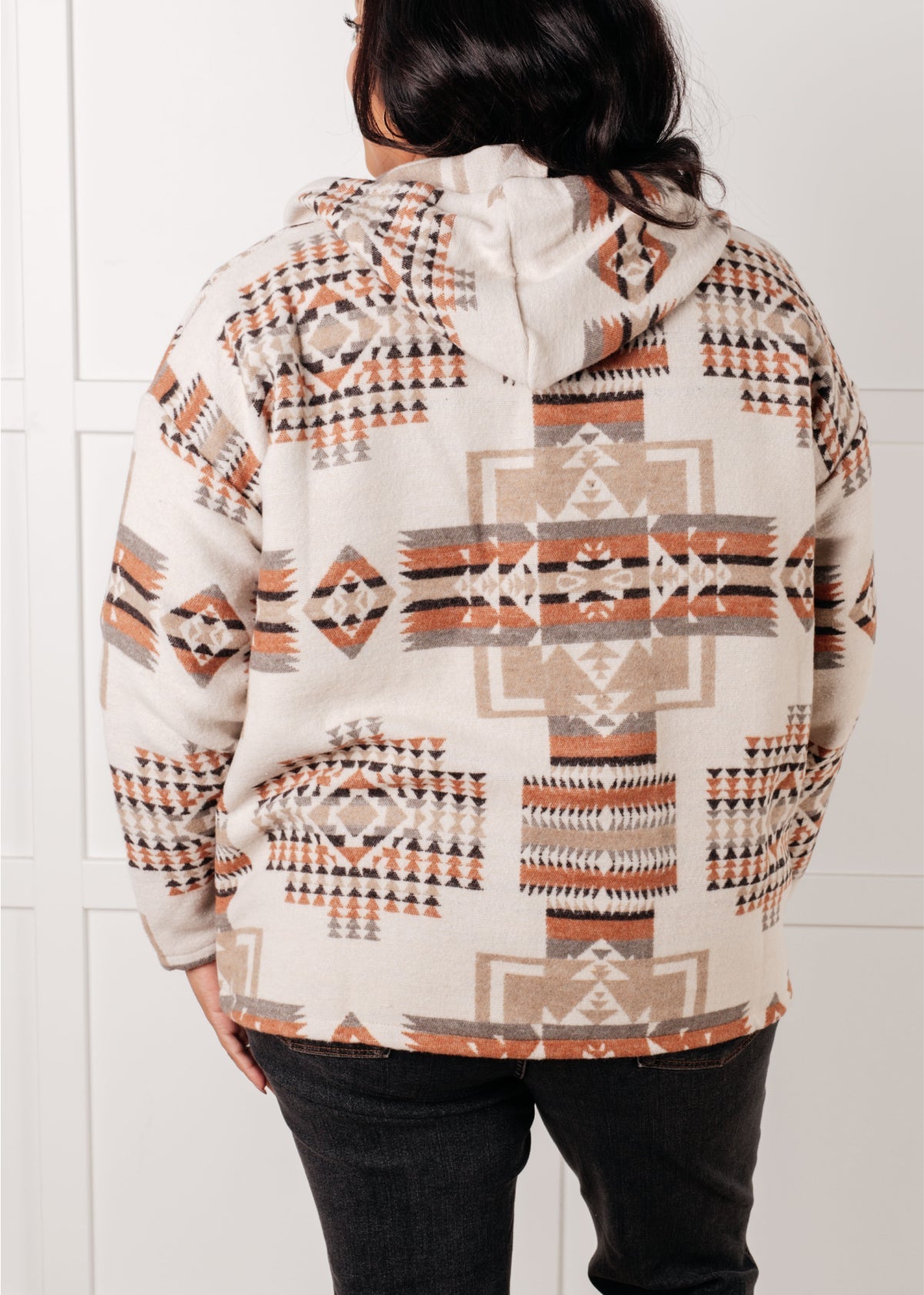 Just Going For It Aztec Hoodie - Charming Charlie
