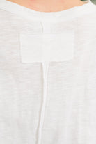 Just Like That Relaxed Heather Tee in Ivory - Charming Charlie