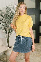 I'd Like to See You Try High Waisted Skort - Charming Charlie