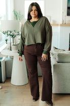 Just a Casual Crop Pullover - Charming Charlie