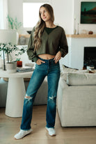 Just a Casual Crop Pullover - Charming Charlie