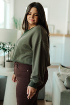 Just a Casual Crop Pullover - Charming Charlie