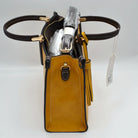 Large Shoulder Vegan Leather Tassel Handbag For Women - Tote Bag