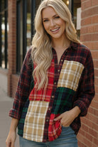 All the Plaids Button Up - Charming Charlie