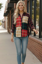 All the Plaids Button Up - Charming Charlie