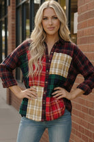 All the Plaids Button Up - Charming Charlie