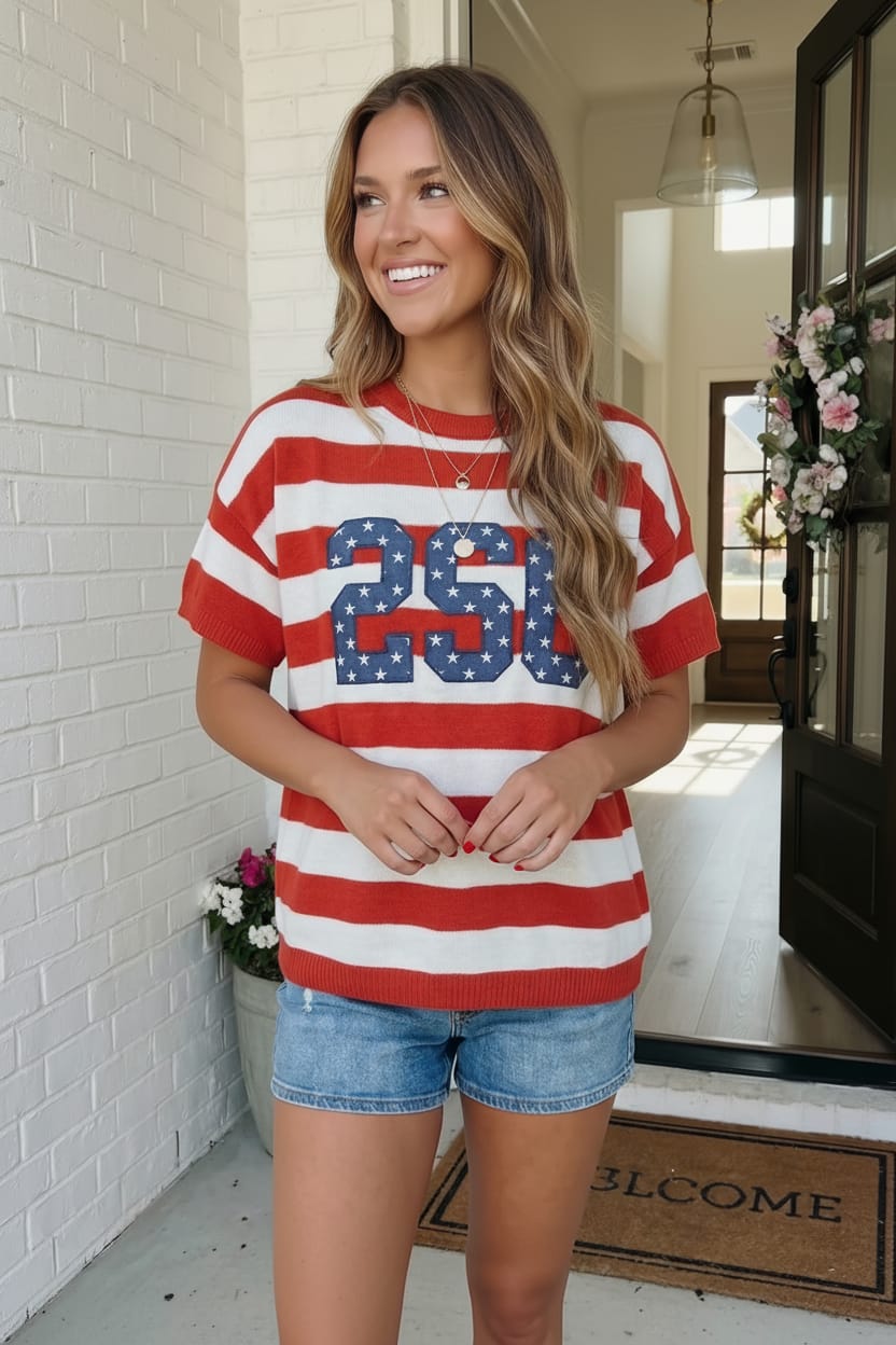 Stars and Stripes '250' Top - Charming Charlie