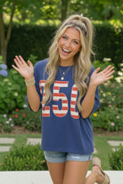 Blue Stars and Stripes '250' Top - Charming Charlie