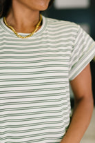 Keep Me Comfy Casual Maxi Dress in Green - Charming Charlie