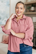 Keep it Profesh Button Up Top - Charming Charlie