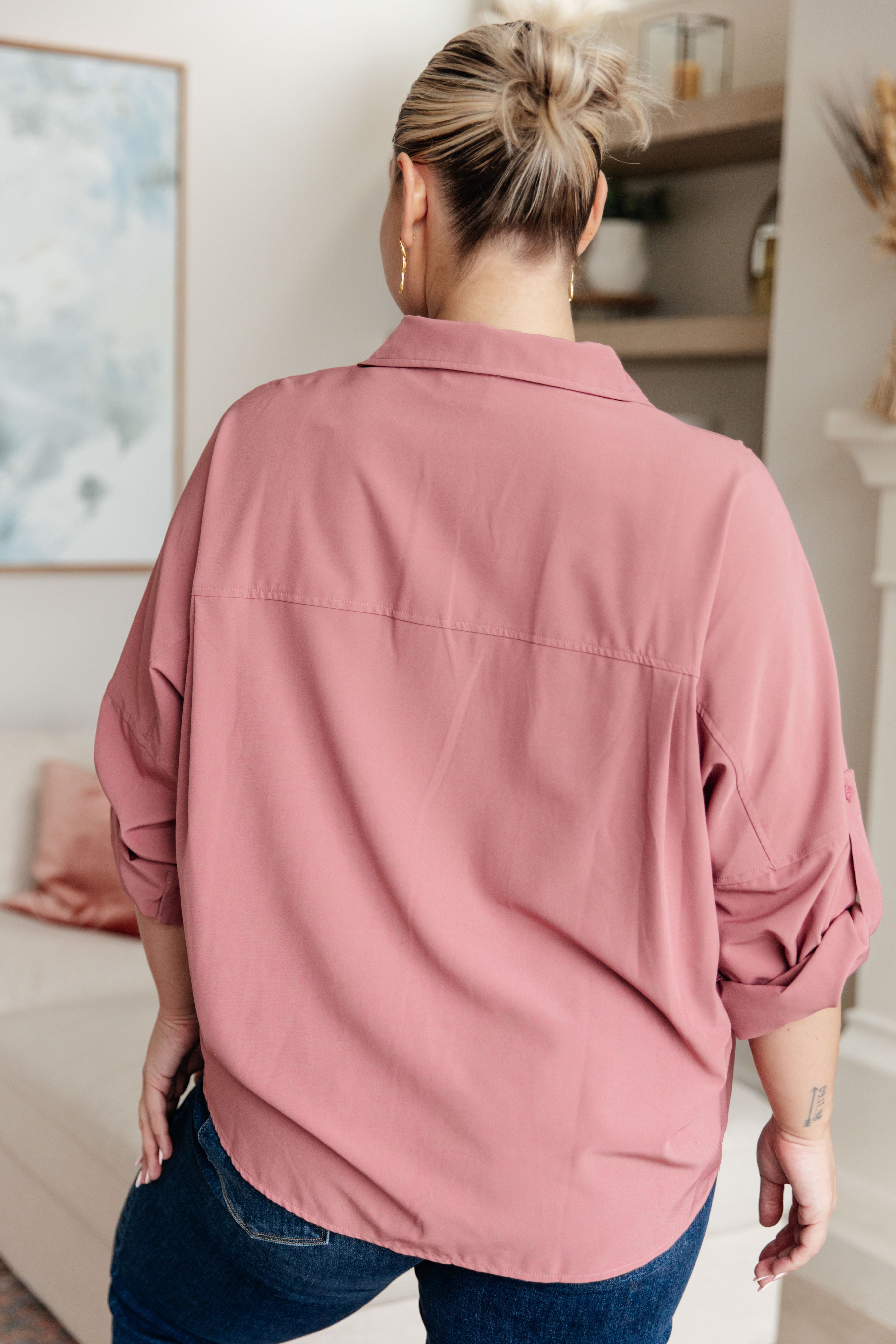 Keep it Profesh Button Up Top - Charming Charlie