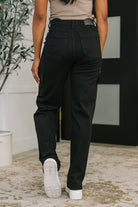 Keira High Waist Cargo Wide in Black - Charming Charlie