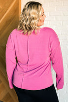Kinda Sorta Ribbed Top in Magenta - Charming Charlie