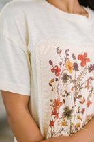 Knee Deep in Flowers We Applique Top - Charming Charlie