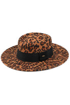 LEOPARD_C.C Leopard Telescope Crown Vegan Felt Hat is the perfect accessory for any fashion-forward individual. Made with high-quality vegan felt, this hat is both stylish and environmentally friendly. The leopard print telescope crown adds a unique touch to any outfit, making a statement while keeping you warm and protected.