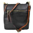 Women’s Kaylee Soft PU Vegan Leather 2 in 1 Tote Crossbody Bag - Black - Crossbody Bags