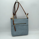 Women’s Kaylee Soft PU Vegan Leather 2 in 1 Tote Crossbody Bag - Blue - Crossbody Bags