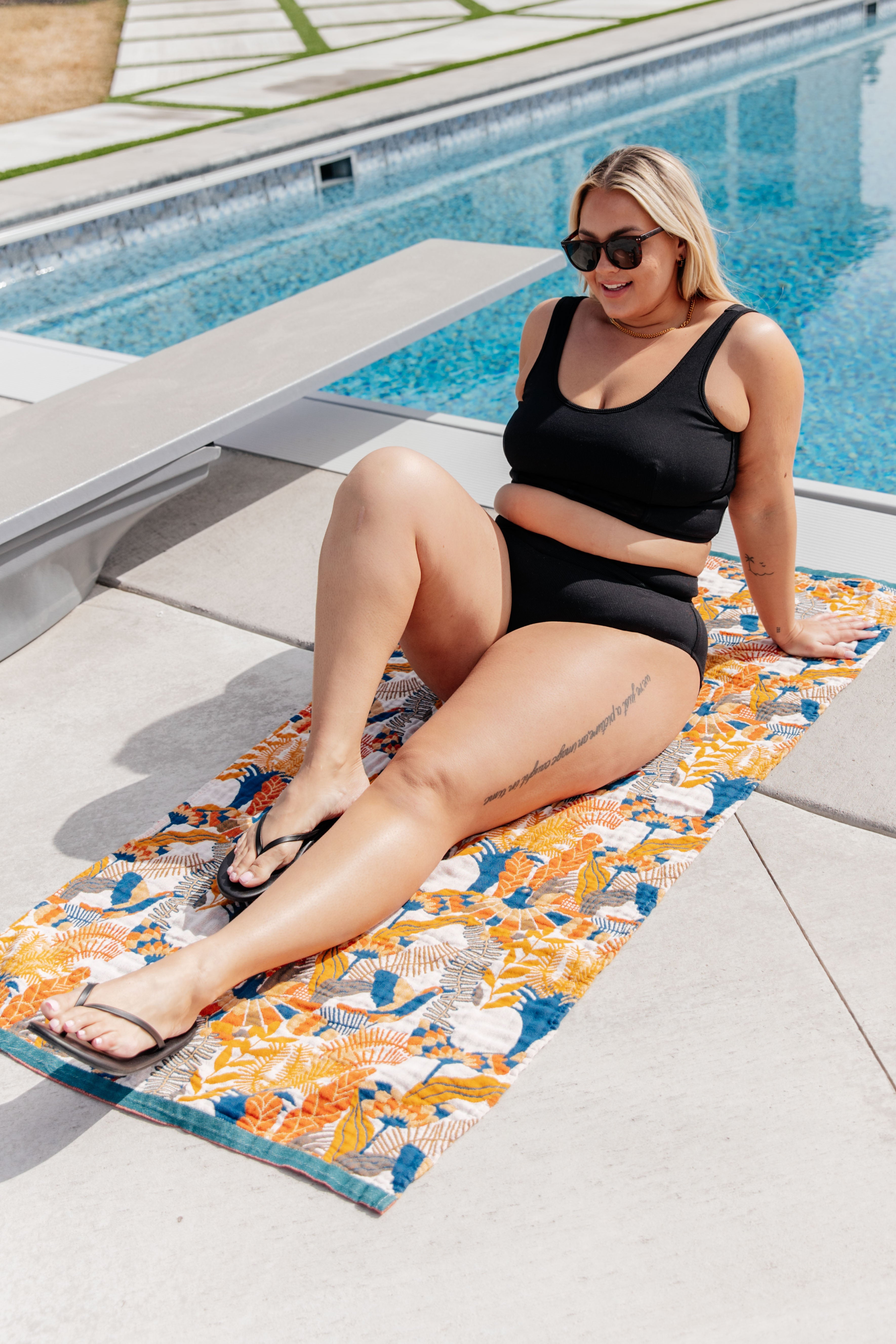 Luxury Beach Towel in Bird Of Paradise - Charming Charlie