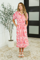 La Femme Hour Collared Button Down Dress - Charming Charlie