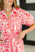 La Femme Hour Collared Button Down Dress - Charming Charlie