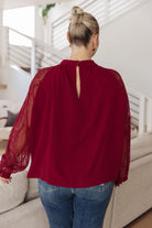 Lace on My Sleeves Blouse - Charming Charlie
