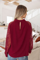 Lace on My Sleeves Blouse - Charming Charlie