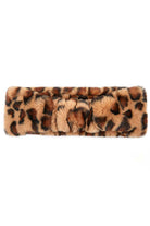 Latte C.C Leopard Pattern Faux Fur Headwrap, before running out the door into the cool air, you’ll want to reach for this toasty beanie to keep you incredibly warm. Accessorize the fun way with this faux fur Headwrap, it's the autumnal touch you need to finish your outfit in style. Awesome winter gift accessory! Perfect Gift Birthday, Christmas, Stocking Stuffer, Secret Santa, Holiday, Anniversary, Valentine's Day, Loved One.