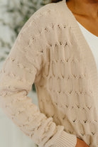 Laugh Airily Cable Knit Cardigan - Charming Charlie