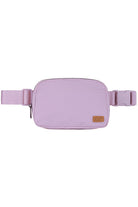 Lavender C.C. Waterproof Mini Fanny Belt Bag is the perfect accessory for any adventure. The waterproof material ensures your belongings stay dry, while the compact size and secure belt keep them close and safe. Ideal for outdoor activities or travelling, this bag is a must-have for any on-the-go individual.