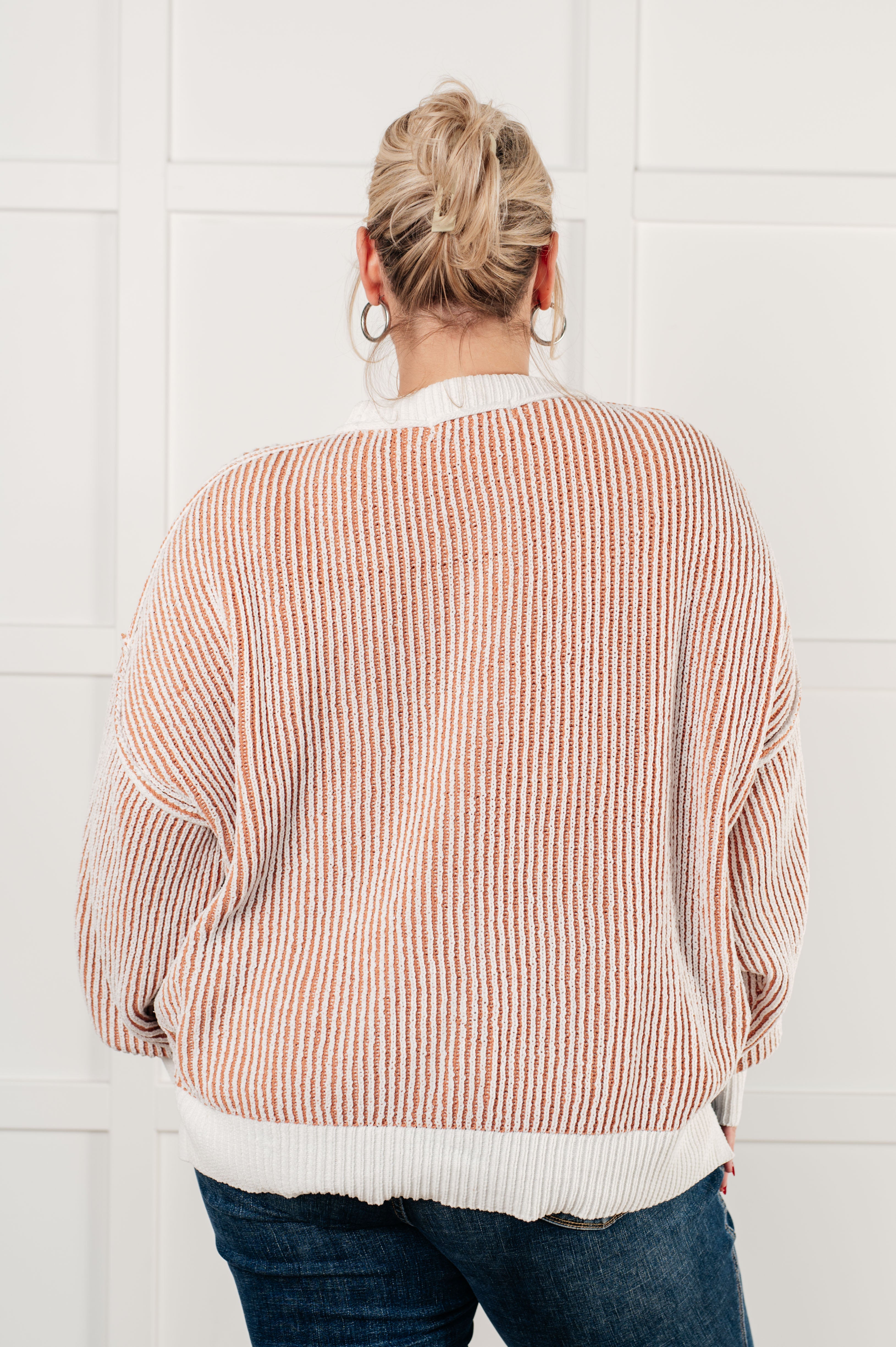 Least High Maintenance Contrast Trim Sweater - Charming Charlie