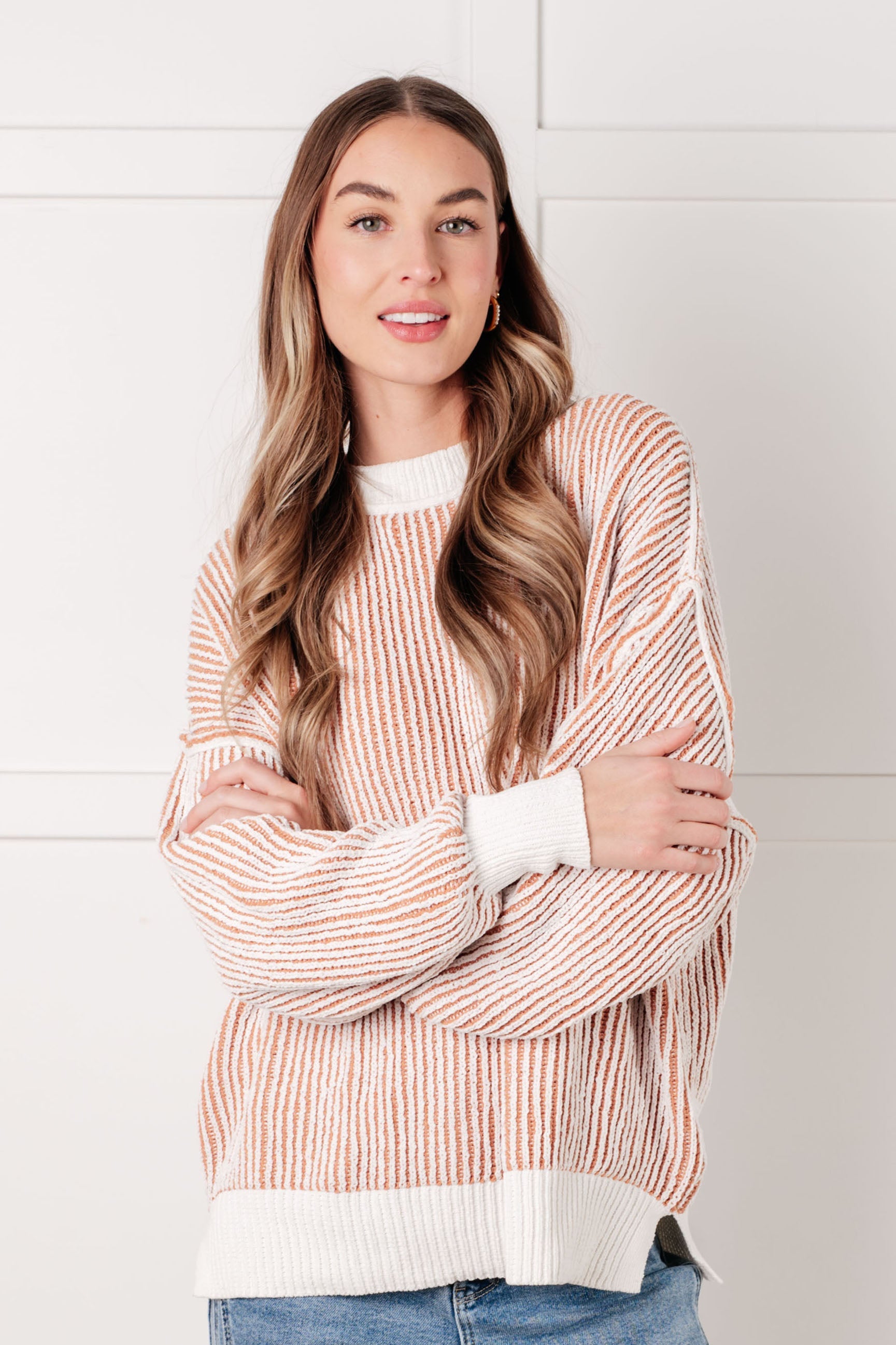 Least High Maintenance Contrast Trim Sweater - Charming Charlie
