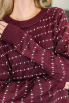 Leaves or Breeze Long Sleeve Knit Top - Charming Charlie