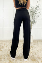 Leg Day Legends Straight Leg Bottoms in Black - Charming Charlie