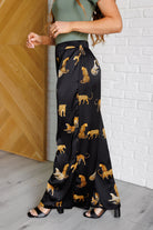 Legendary in Leopard Satin Wide Leg Pants - Charming Charlie