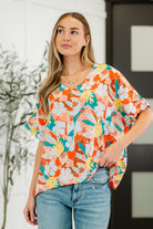 Lei Me Down V-Neck Top - Charming Charlie
