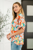 Lei Me Down V-Neck Top - Charming Charlie