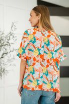 Lei Me Down V-Neck Top - Charming Charlie