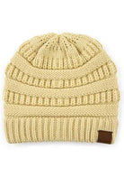 Lemonade  C.C Ribbed Knit Solid Color Beanie offers a timeless design with durable ribbed knitting, ensuring a snug and comfortable fit. Crafted for warmth and versatility, this beanie is perfect for everyday wear, providing reliable protection against cold weather while maintaining a sleek, minimalist style that complements any outfit. Its solid color adds understated appeal, making it an essential accessory for both casual and outdoor use. 