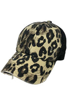Leopard C.C BASEBALL PONYCAP is a stylish and functional cap that combines the classic look of a baseball cap with the convenience of a ponytail holder. Made with high-quality materials and a comfortable fit, this cap is perfect for any outdoor activity. Stay cool and protected with the C.C BASEBALL PONYCAP.