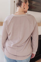 Less Conversation V-Neck Top - Charming Charlie