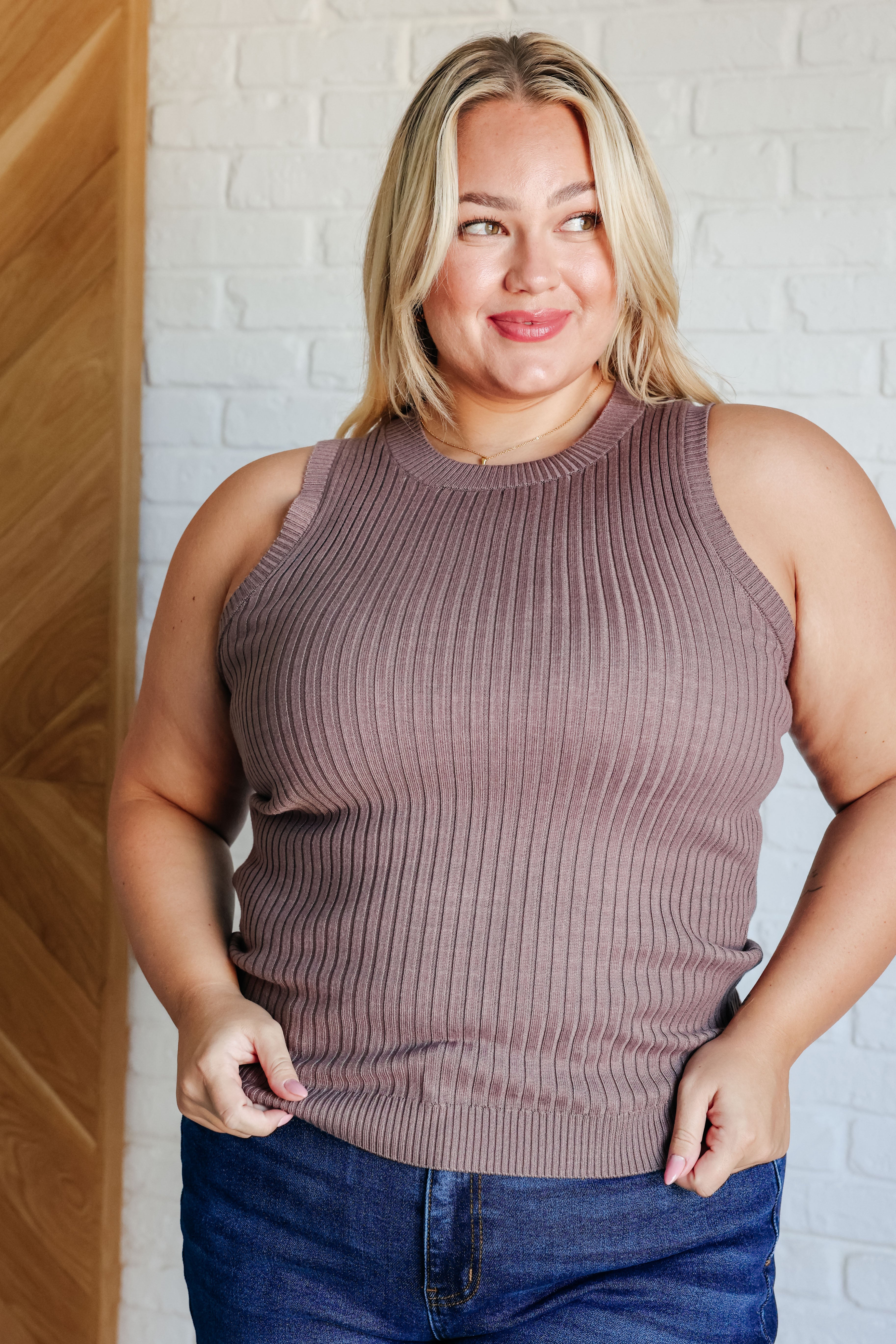Let Me Hear it Ribbed Sweater Tank - Charming Charlie
