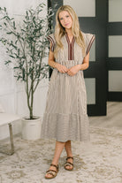 Let Me Love You Cap Sleeve Tiered Dress - Charming Charlie