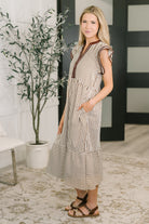 Let Me Love You Cap Sleeve Tiered Dress - Charming Charlie