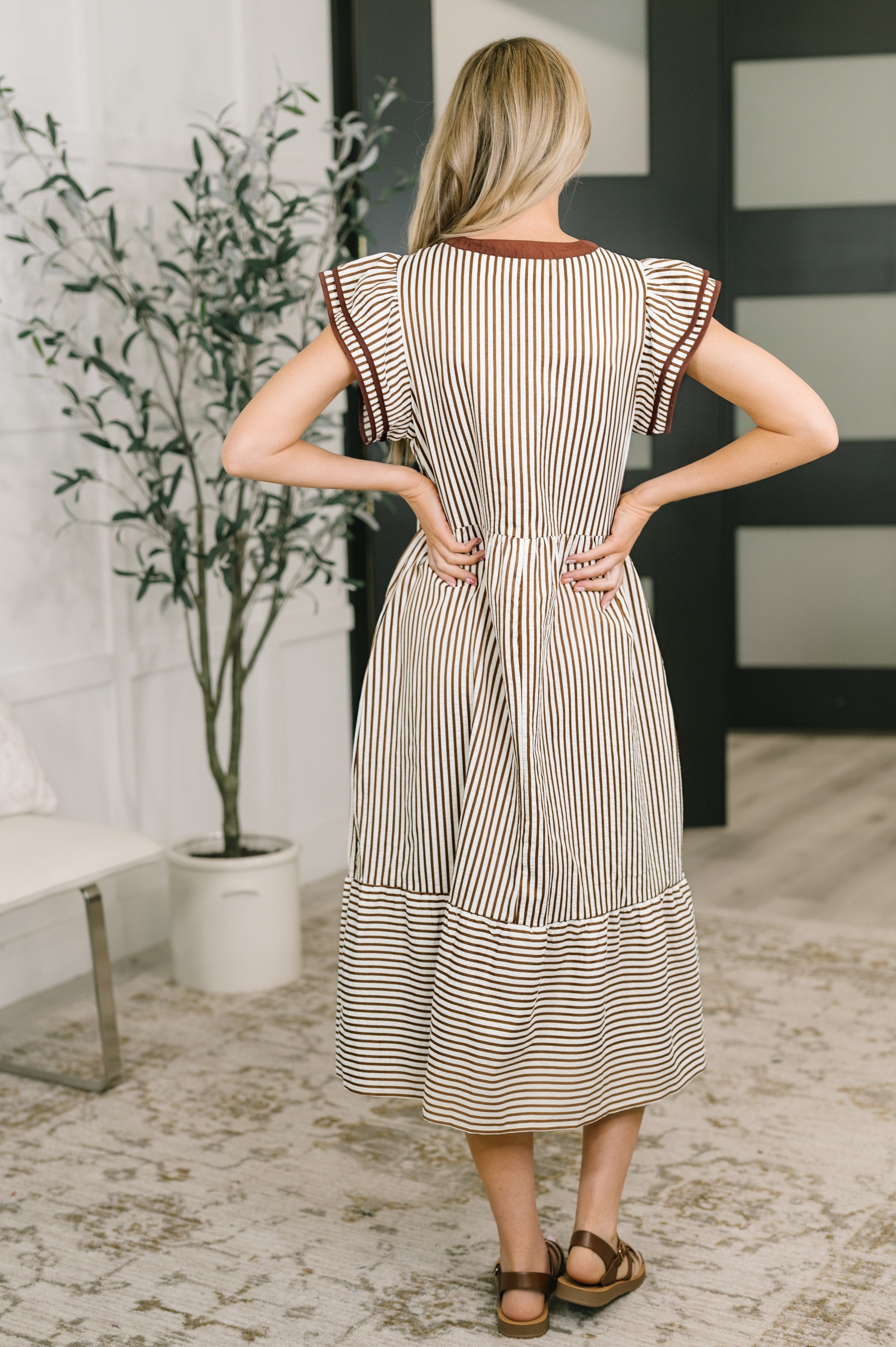 Let Me Love You Cap Sleeve Tiered Dress - Charming Charlie