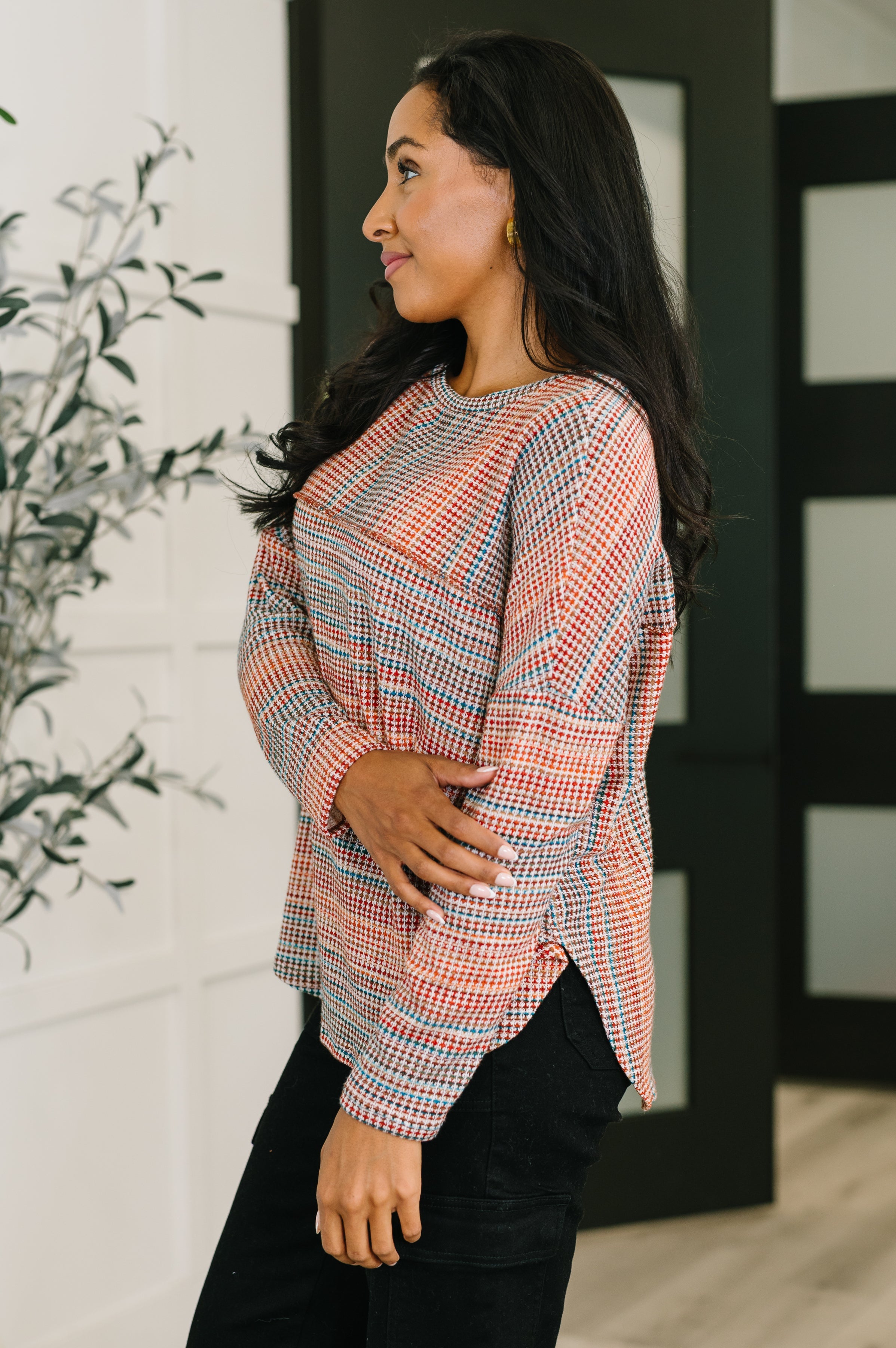 Life Like This Dolman Long Sleeve Top - Charming Charlie