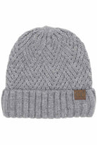 Light Melange C C Criss Cross Pattern Cuff Beanie Hat, comes with a beautiful criss-cross design with different colors that reveals your absolute smartness with beauty and ensures maximum comfort and durability. Coordinate with any outfit to match the best with absolute warmth and coziness in style. Comes in one size winter cap with a pom that fits most head sizes. Awesome winter gift accessory!
