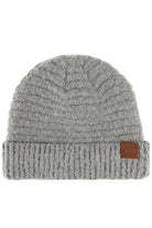 Light Melange Grey C C Solid Boucle Yarn Beanie Hat with Cuff, wear this beautiful Beanie Hat while going outdoor and keep yourself warm and stylish with a unique look. The color variation makes the Hat suitable for everyone's choice with different outfits. It feels cozy and a perfect match with any type of outfit. It's a beautiful winter gift accessory for birthdays, Christmas, stocking stuffers, secret Santa, holidays, anniversaries, and valentine's day to your friends, family, and Loved Ones. 