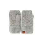 Light MelangeGrey C.C Smocking Stitch Pattern Fingerless Gloves. Comfortable, soft brushed poly stretch knit, finished with a hint of stretch for comfort and flexibility. Wear as fingerless gloves or cover up as mitten, either way you will love these glitters in soft neutral colors. Perfect Gift Birthday, Christmas, Stocking Stuffer, Secret Santa, Holiday, Anniversary, Valentine's Day, Loved One.