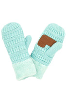 Light Mint C C Solid Color Knitted Mitten Gloves, give your look so much more eye-catching with a solid color. It gives you a cozy feel, very fashionable, attractive, and cute looking in the winter season and cold days. This easy and classic glove is soft and muted. Before running out the door into the cool air, you’ll want to reach for these toasty gloves to keep your hands incredibly warm. An awesome pair of gloves that fits with any outfit with style.