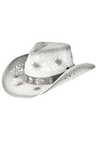 LightGray C.C Multi Color Vegan Suede Band Cowboy Hat is the perfect accessory for any cowboy or cowgirl. Made with vegan suede, it is both stylish and cruelty-free. The multi-color band adds a pop of color to any outfit. Stay on-trend and conscious with this must-have cowboy hat.